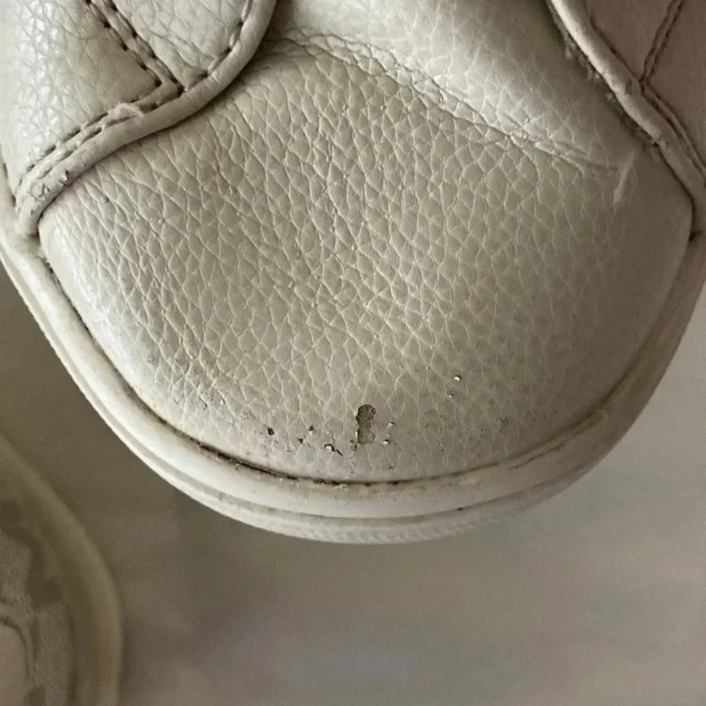 💛 Baby Girl Michael KORS Gold Signature Logo Sneaker Sz 5 Infant toddler
